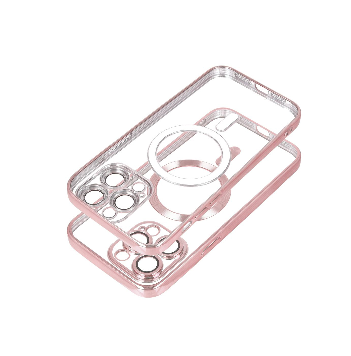 Electro Mag Cover съвместим с MagSafe за SAMSUNG S24 розово злато