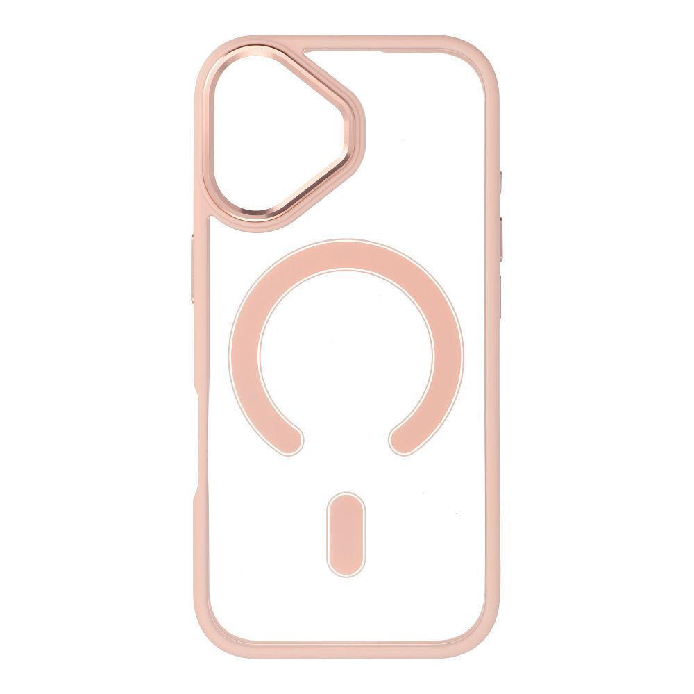 Калъф за iPhone 17 Color Edge Mag Cover, съвместим с MagSafe, розов