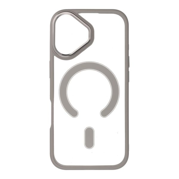 Калъф за iPhone 17 Pro Max Color Edge Mag Cover, съвместим с MagSafe, сив