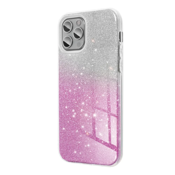 Калъф ENSIDA Fashion Apple iPhone 16 Pro /розово-сребърен/
