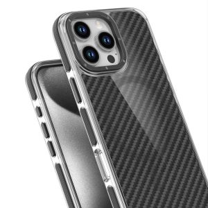 Калъф за iPhone 17 Fiber, съвместим с MagSafe, черен