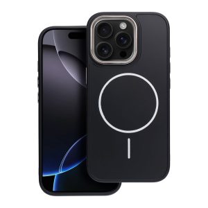 Калъф за iPhone 17 Frame Mag Cover, съвместим с MagSafe, черен