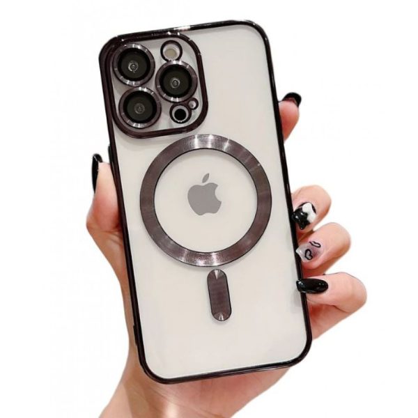 Кейс  Luxury Case with Magsafe iPhone 16 - Черен
