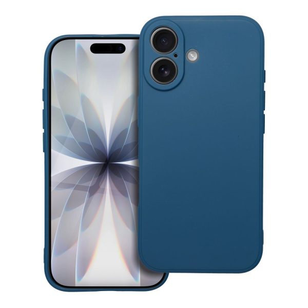matovgrabsin Матов силиконов гръб за iPhone 16 Pro Max син