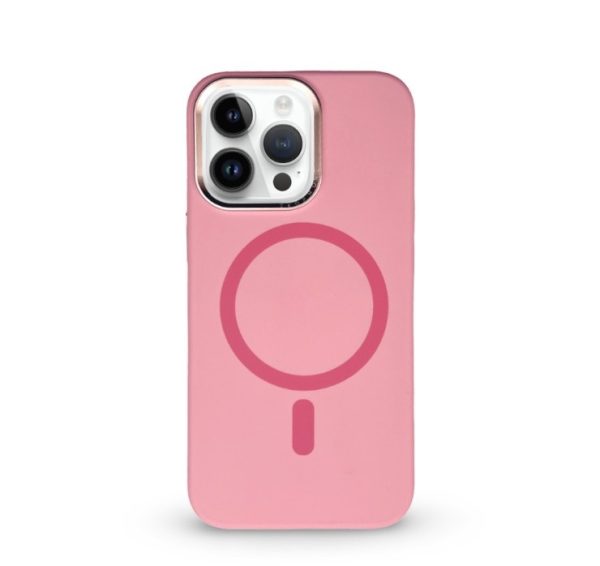 Луксозен Premium кейс+Magsafe  iPhone 17 Pro Max - Розов
