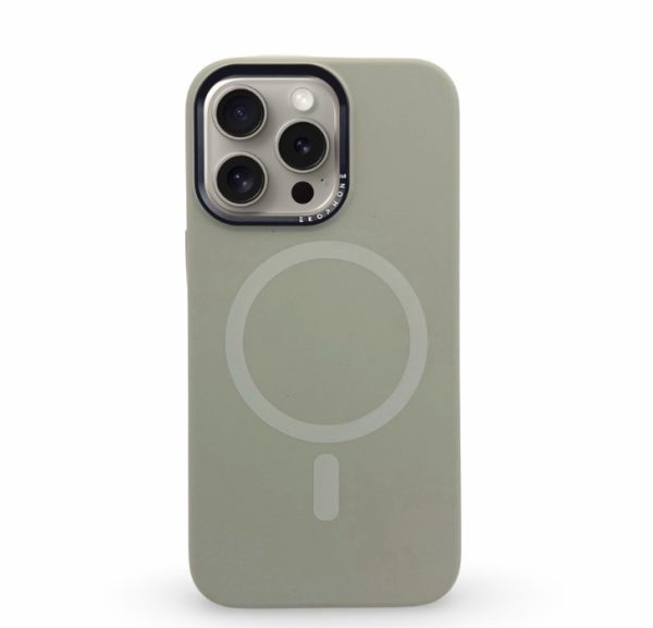 Луксозен Premium кейс+Magsafe  iPhone 17 Pro Max - сив