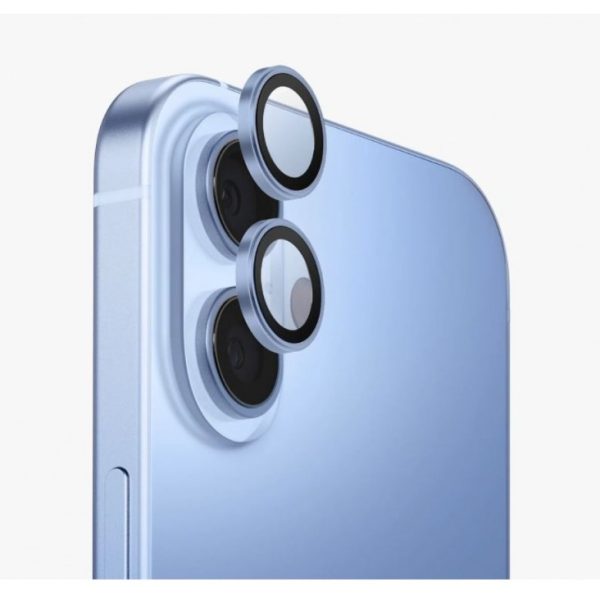 Цветен протектор за Камера iPhone 17 Pro Max светло син