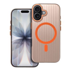 Калъф за iPhone 17 Simply съвместим с MagSafe, оранжев