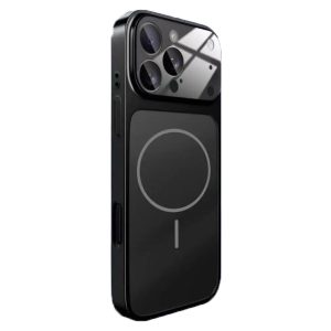 Magsafe кейс твърд гръб и TPU рамка за iPhone 17 - черен