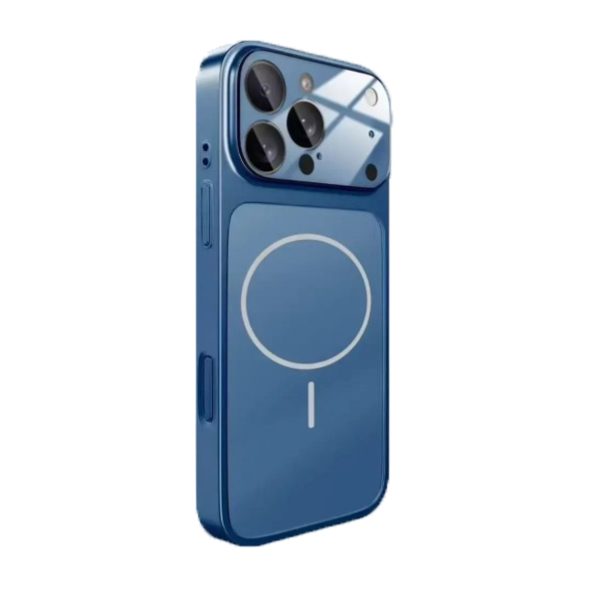 tvardgrabsin Magsafe кейс твърд гръб и TPU рамка за iPhone 17 Pro Max - син